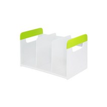 카파맥스 플러스 3단 책꽂이 민트 분홍 연두