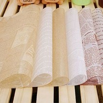 [알티피아] 왁스페이퍼 250x350mm 250매, 종류:화이트뉴스(브라운)