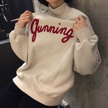 주자매 반폴라 기모 맨투맨