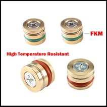 플로팅 조인트6mm 10mm OD 빨간색 녹색 불소 FKM 링 씰 플라스틱 몰드 워터 러너 나사없는 스톱 콕 엔드 캡, 01 빨간_04 7 Pieces 12mm  OD