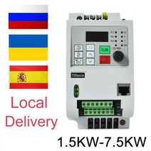 위상변환기 220v입력 380v출력 뜨거운! 0.75KW/1.5kw/2.2KW/단상 인버터 출력 3 상 VFD 주파수 변환기 가변, 04 2.2kw(3HP)_02 220V