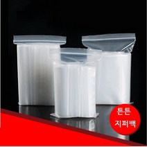 식품전용 (100장)국산 튼튼 지퍼백 30X35 사이즈 투명 PE 비닐, 1개