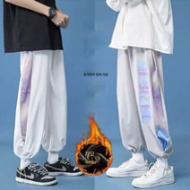 DFMEI 추동 밴딩 팬츠 허리팬츠 남성 밴딩 슬랙스 와이드 트레이닝팬츠