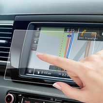 UNCLE2)올뉴카니발 K3 그랜저IG 네비 강화유리 액정 보호필름, BE.쌍용-체어맨W 8인치, 1개