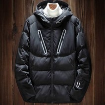 가바바 남성 겨울 숏패딩 어느 옷에나 잘 어울리는 시크한 스타일 지퍼 주머니 센스 손목 밴딩 후드 데일리 패딩점퍼 G40621
