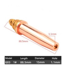 G02 88mm 등방성 절단 노즐 프로판 1.2/1.7/2.0mm 건 토치 화염 기계 아세틸렌 가스 커터 부품, 06 Item F