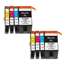 [해외] HP 903XL 903XL 용 ASW 5PK 903xl hp Officejet Pro 6950 6960 6970 6975 프린터 용 HP 903xl 잉크 카트리지 호환, 2set 8PK