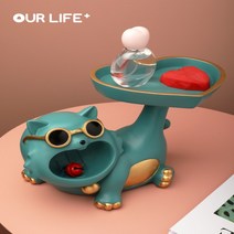 캣 고양이 하트 키 수납 소품 생일 선물 테이블 현관 하우스 장식품 인테리어 용품 사이드 협탁