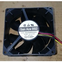 [해외] Sanyo Denki 9G0948S2H03 DC 48V 0.12A 90x90x32mm 3 선 서버 냉각 팬, 상세내용표시