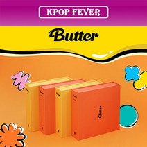 방탄소년단 버터 BTS Butter Cream Peaches 버전선택, 옐로 Cream, 지관통 포스터