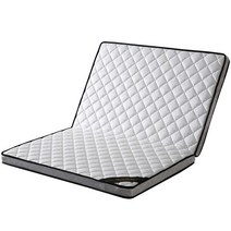 3단 코코넛 매트리스 접이식 천연 라텍스 패드 5 8cm