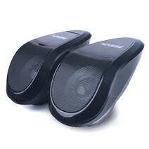 오토바이 스피커 블루투스 방수 오디오 서브 우퍼, 레드블랙