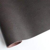 룽고가죽 재단원단 천연소가죽 오플무늬 7색 40X50cm 3장-공예 공방 소품 악세사리 연습가죽, 다크브라운