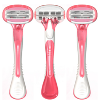 도루코 샤이스위티 6중날 여성면도기, 3개입, 7개