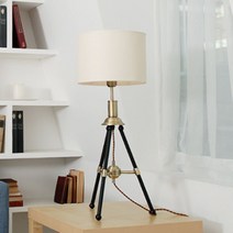 [천삼백케이] [와우조명] 삼각 단 스탠드 [볼삼파장 15w 포함 온오프 스위치], 전구색(노란빛)