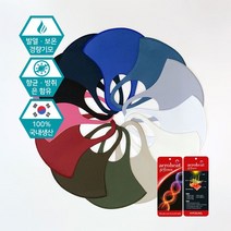 KC완료 발열 은나노 3D 마스크 에어로히트 귀편한 숨쉬기편한 대형 KF 비말 덴탈 먼지차단 컬러 명품 패션, M, 발열 (블루)