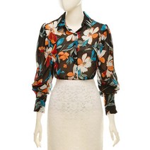 반에이크 아일랜드플라워쉬폰블라우스_V9S1BL5441