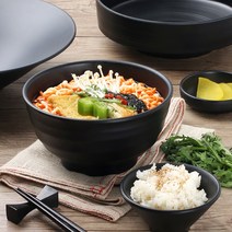 먹토 멜라민 면기 우동기 라면기 덮밥 짜장면 짬뽕 국수 비빔밥 탕기 우동 라면 그릇, 26-먹토 독도 면기 3호, 검정