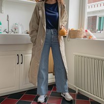 린다샵 바스닌 바스락 후드 스트링 야상 JK3395K18