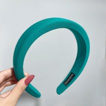 혼주 뒤꽂이 셀프 웨딩 한복 머리 장식 걸그룹 패딩 띠 여성 와이드 베젤 두꺼운 벨벳 헤어 후프 걸스 스폰지 미끄럼 방지 헤어 밴드 패션 헤어 액세서리