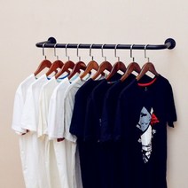 다용도벽행거, 검정 25x100cm 세로행거