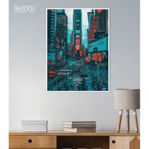 아이엠스톡 인테리어 액자 New York City 시리즈 075 뉴욕 사진 원목 캔버스액자, 캔버스