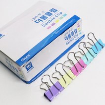 화신 더블에이 더블클립, [화신공업]더블크립:(중)50개입/1갑