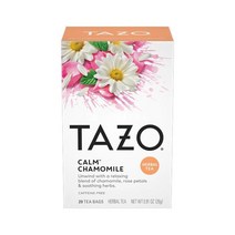 TAZO 타조 CALM 카모마일 허브티 20개입