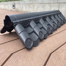 PVC 플라스틱 양면 기와 타일 담장 지붕 옛날 기왓장, D