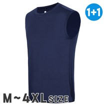 노블코리안 1+1 기능성 남자민소매티 이너 나시티 빅사이즈 아이스 민소매