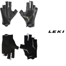 LEKI 레키 등산 반 장갑 글러브 GLB 1300336, yelow Small
