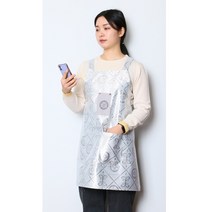 임산부 전자파차단 앞치마 실버스타 에이프런 주방 인덕션 공방 유치원 업소용 임신선물
