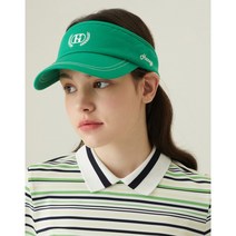 (무료배송+특가)헤지스골프 23SS [ONLINE 특가]그린 로렐 로고 선바이저, 056