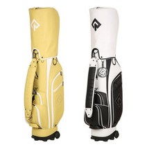 레노마골프 여성 퀼팅 바퀴 캐리어 골프백 가방 K7821, 옐로우