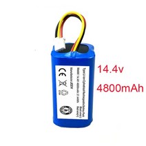 자동차 교체 대용량 LIECTROUX C30B 로봇 진공 청소기 1 개/갑 용 100% 새 원본 14.4v 12800mAh 배터리, 02 4800mAh_01 14.4 볼트
