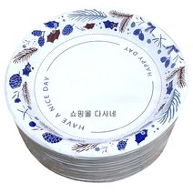 종이접시 지름 20cm 60장 1타. 일회용접시, 60개입, 1세트