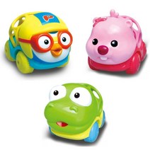 3살 유아용 방울달린 말랑 뽀로로 풀백 미니카 생일 조카 모형자동차 남아 선물용