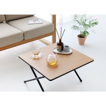 좌식소파 티테이블 쇼파 접이식 미니책상 아기밥상 앉은뱅이 김종국리프트업테이블 이케아 한샘, 래치드블랙