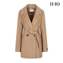 JJ지고트 JJ.ro 울 캐시미어 더블 하프 코트 GLAA0CTR3