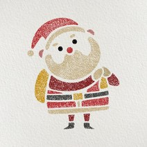 우돌아트 스텐실도안 겨울크리스마스 스텐실도안 산타 루돌프 눈결정체등