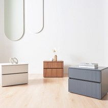 이케아 2단 서랍형 우드 소파 침대옆 협탁 거실 원룸 자취 국내제작 인테리어 다용도수납장, 화이트