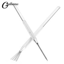 도예체험 도자기 원데이클래스 깃털 핀 프로 바늘 와이어 질감 점토 도구 질감 브러시, 없음