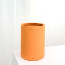 국산 수제 원통형 20x26cm 황토 토분, 본상품선택