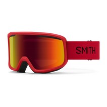 스미스 Frontier 고글s -NEW- Authentic 스미스 고글s - 프리미엄 Cylindrical Lens, Lava / Red Sol-X Mirror 17% VL