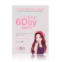 스킨닥터 미바 이온칼슘 물방울 식스데이 팩 20mlX6매, 스킨닥터 미바 이온칼슘 물방울 식스데이 팩1타