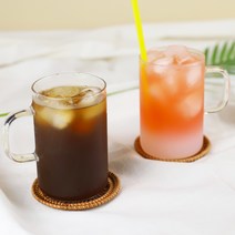 내열유리머그 플레인투명머그컵 500ml 2p 세트 네스프레소 버츄오 컵 _ 홈카페 달고나커피