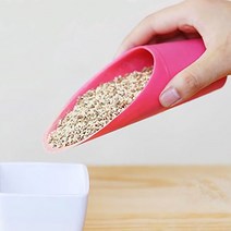 컵모양 원예삽 사선컷팅 흙삽 플라스틱 둥근삽, 1개