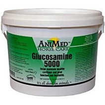ANIMED Horse Care 글루코사민 5000 파우더 5파운드 for Horse 동물용, 수량, 상세참조