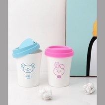 아이방 책상 파우더룸 화장대 미니휴지통 클린 심플 청소용품 부엌쓰레기통, 1개, 타타
