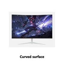 24인치모니터 포터블모니터 24 27 인치 PC 모니터 디스플레이 IPS FHD 데스크탑 75HZ 게이머 컴퓨터 화면, 02 24inch White